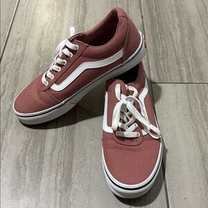 Red and White Vans